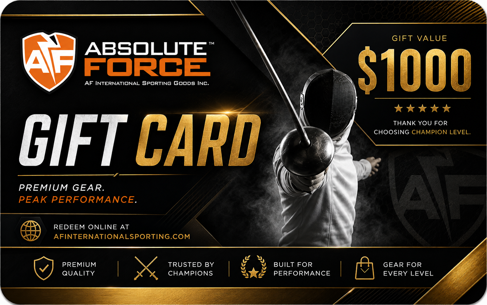 Absolute Force Gift Card